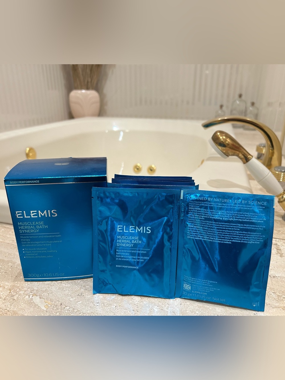 ELEMIS Musclease Herbal Bath Synergy (10 Pack) NIB